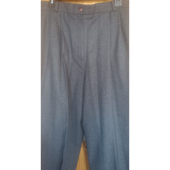 Vintage LONDON FOG 100% Wool Women's Pants Lined Size 16 Professional Business - Picture 3 of 7